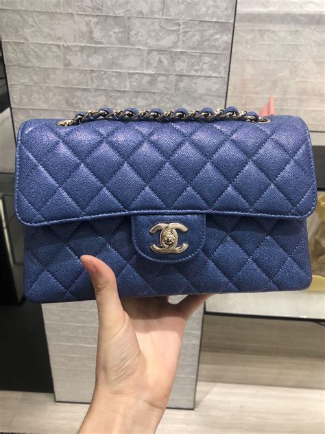 chanel iridescent light blue 19s|Chanel handbags sale.